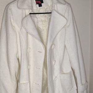 Double breasted button coat